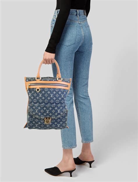 louis vuitton sac plat denim|louis vuitton sac plat tote.